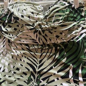 Soma Green Fern Sleeveless Bra Dress. Small